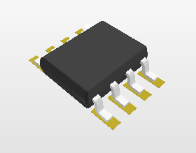 8-SOIC footprint layout