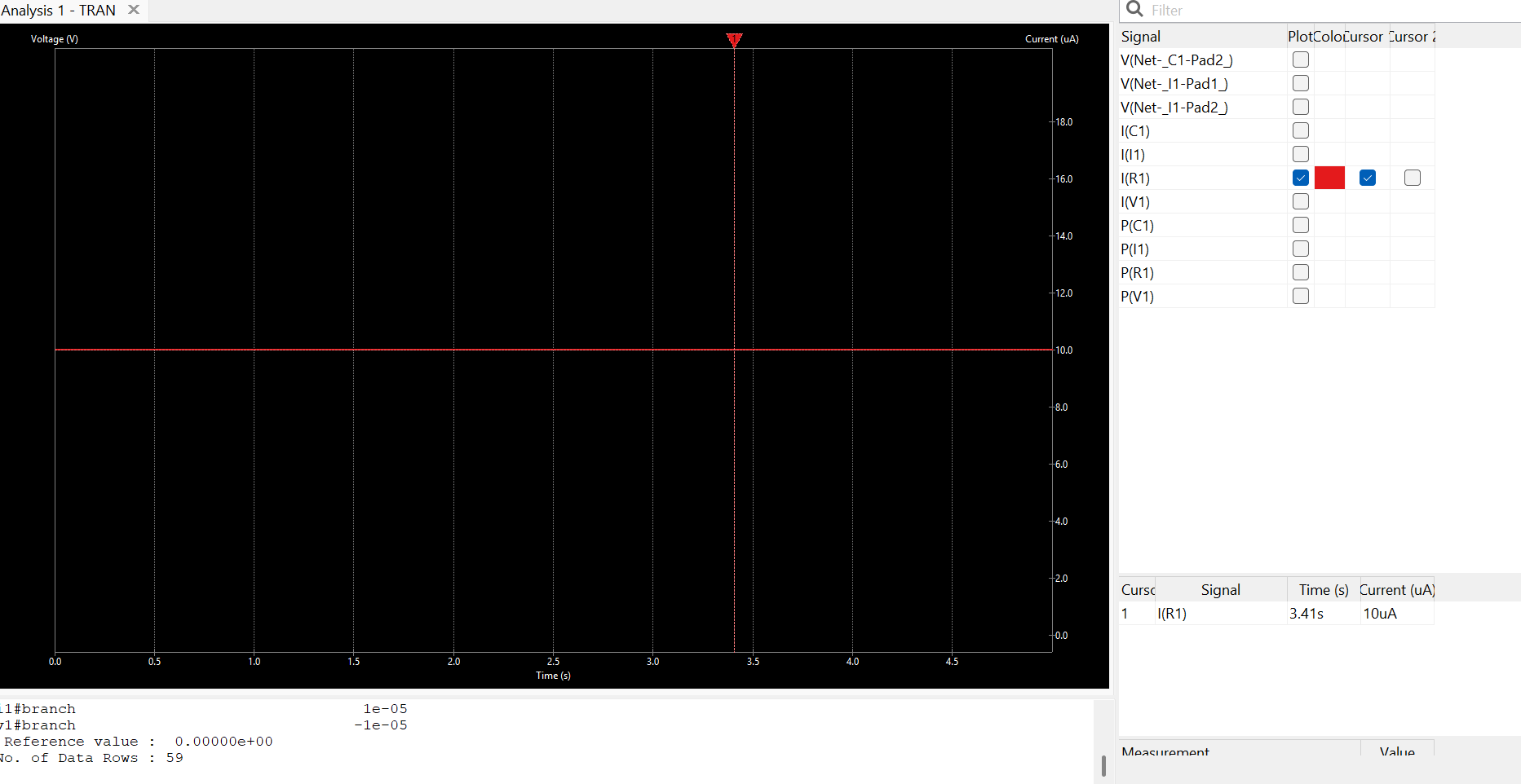 IDC constant current simulation
